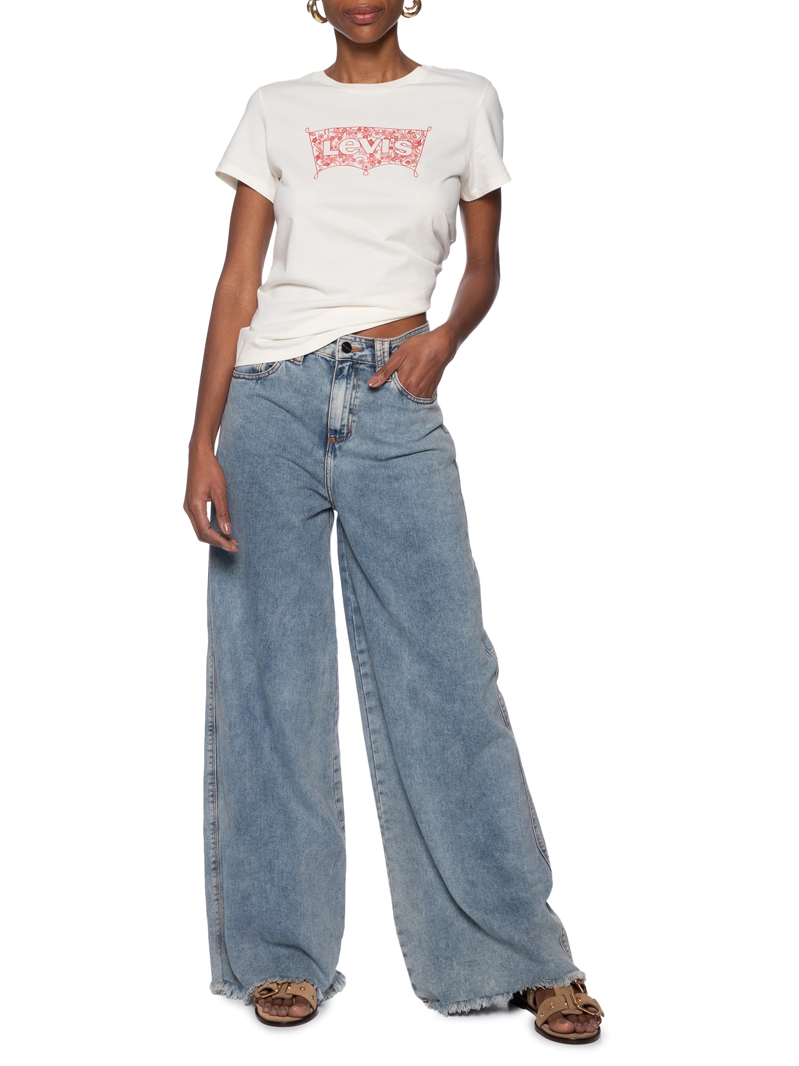 Camiseta Feminina The Perfect Tee Branco Levi's