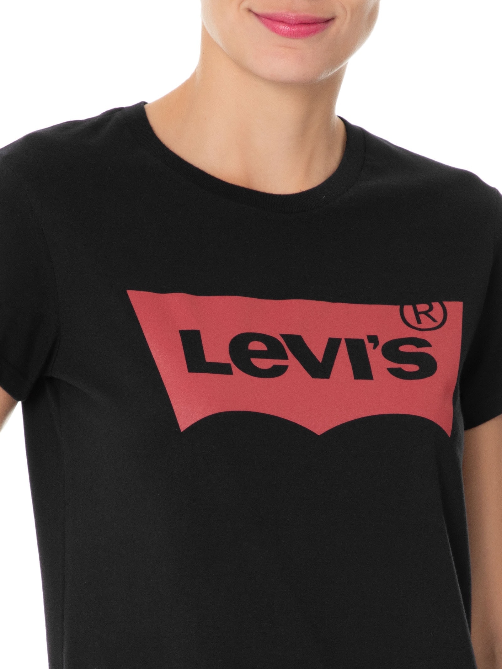 Camiseta Feminina The Perfect Tee Preto Levi's