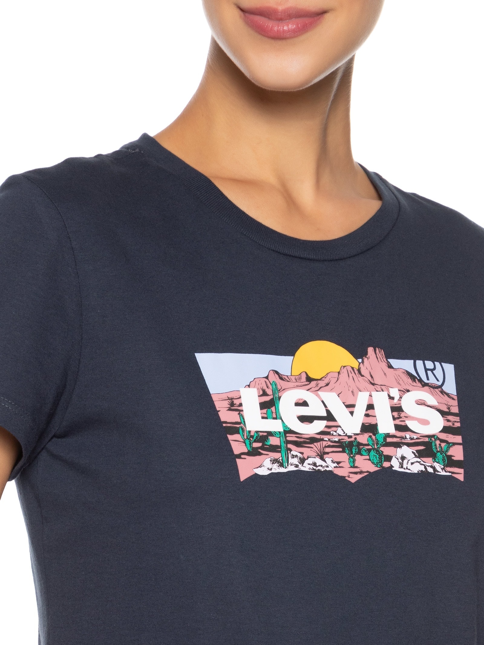 Camiseta Feminina The Perfect Tee Preto Levi's