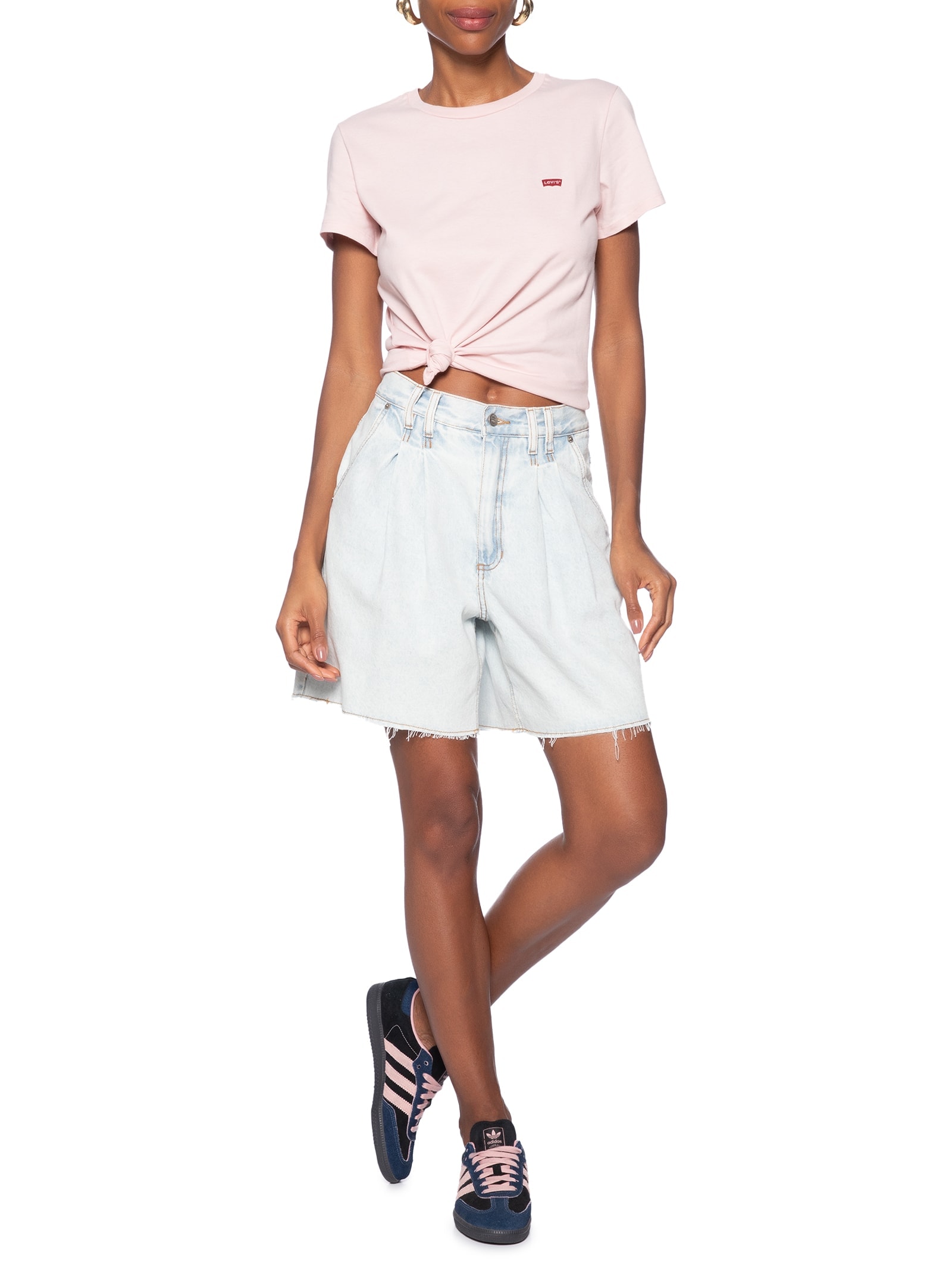 Camiseta Feminina The Perfect Tee Rosa Levi's