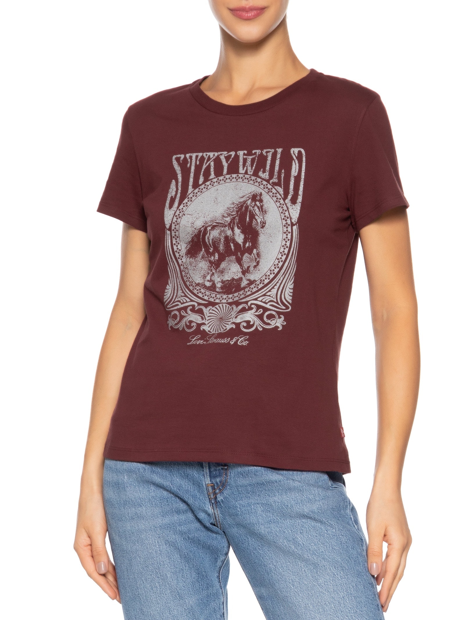 Camiseta Feminina The Perfect Tee Vermelho Levi's