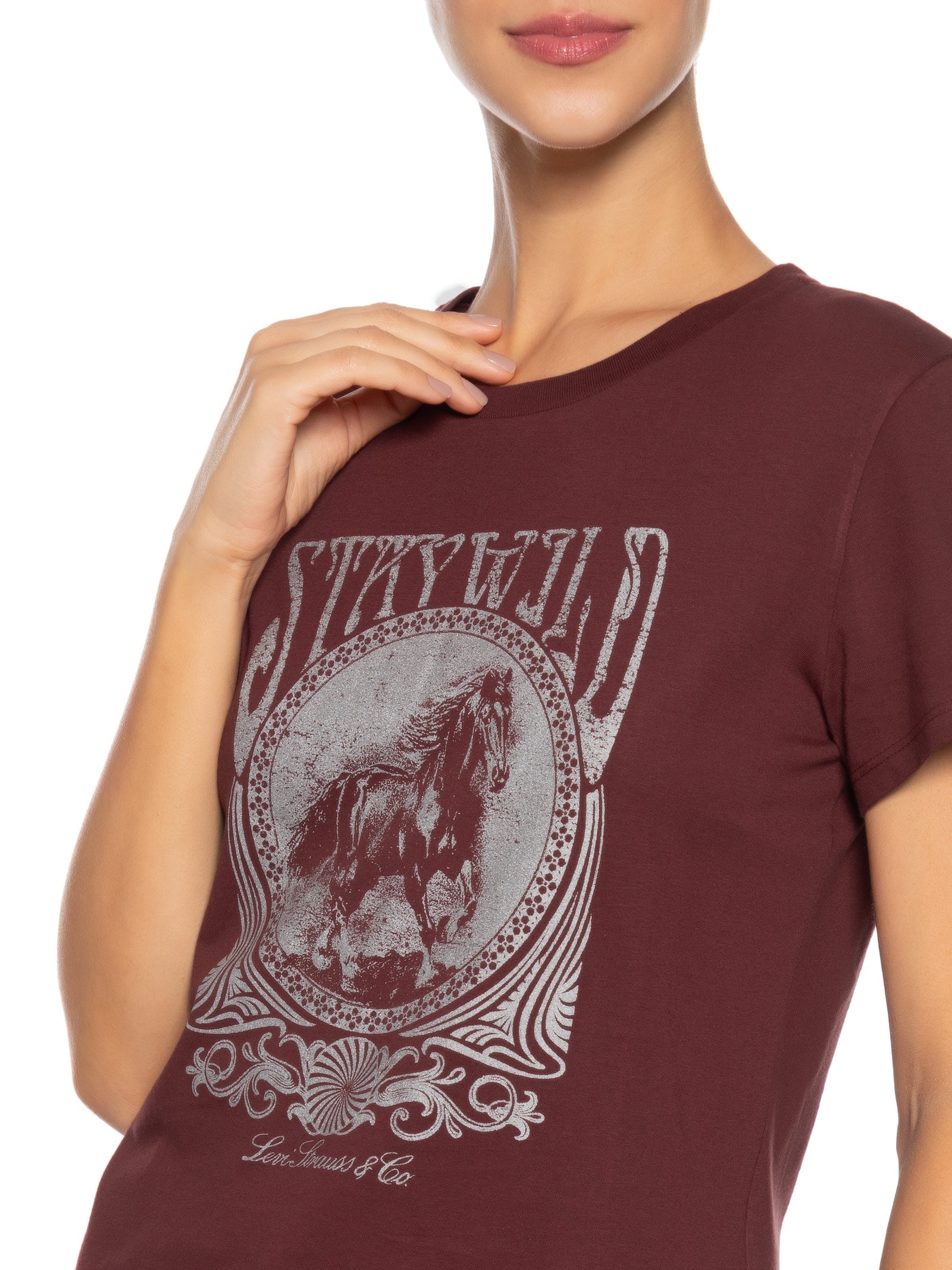 Camiseta Feminina The Perfect Tee Vermelho Levi's