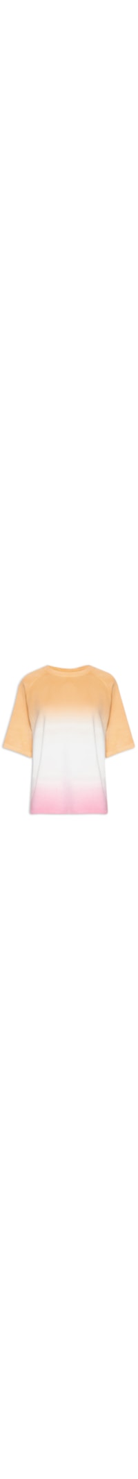 Camiseta Feminina Tie Dye - Laranja