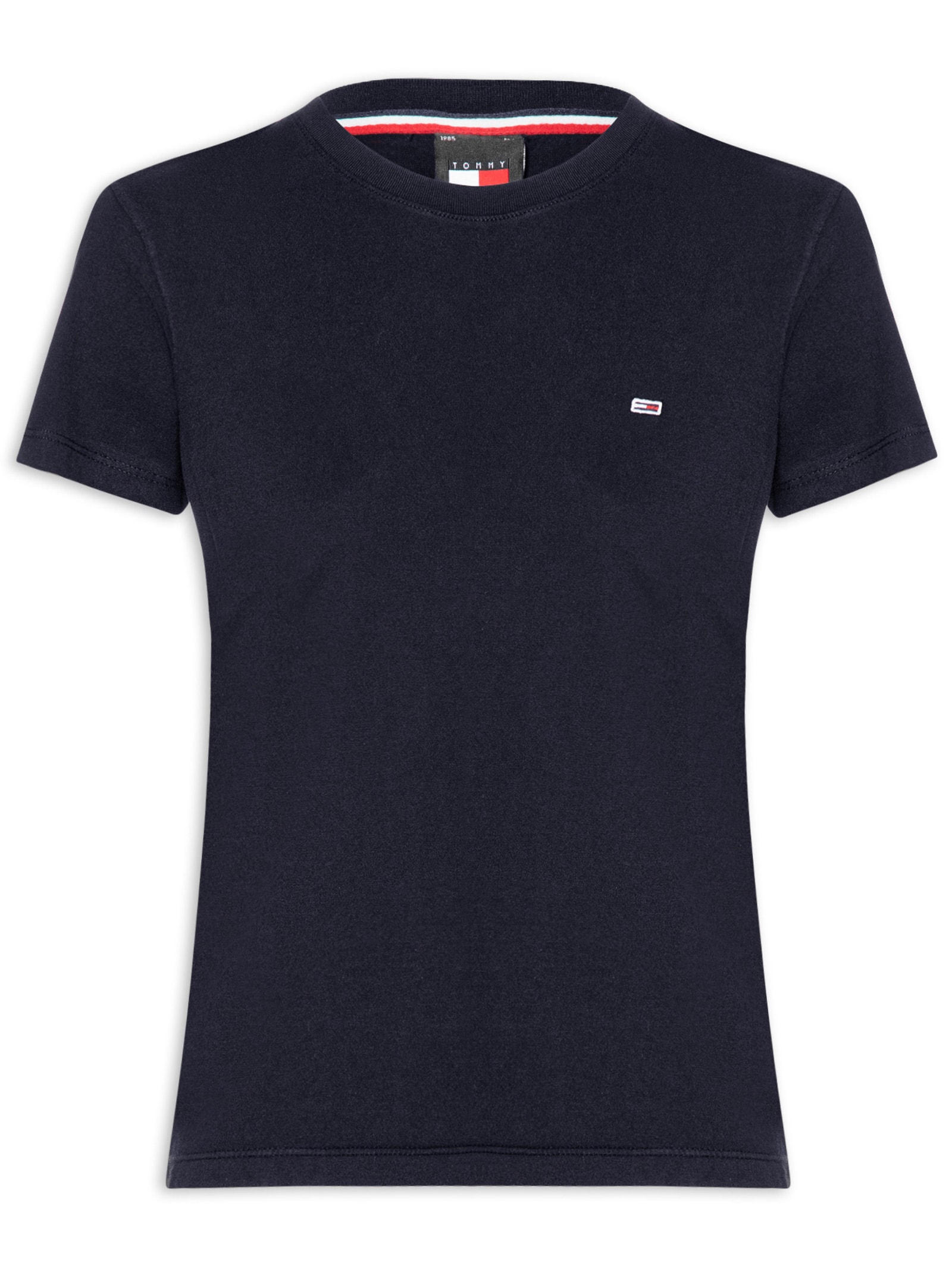 Camiseta Feminina Tjw C Neck Tee Azul Tommy Jeans
