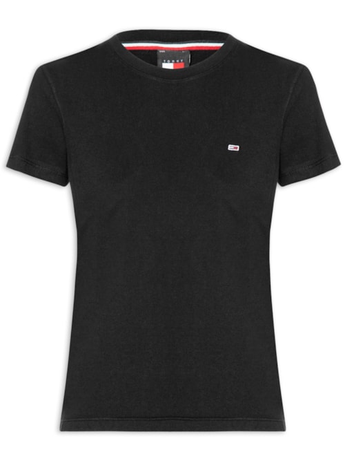 Camiseta Feminina Tjw C Neck Tee – Preto
