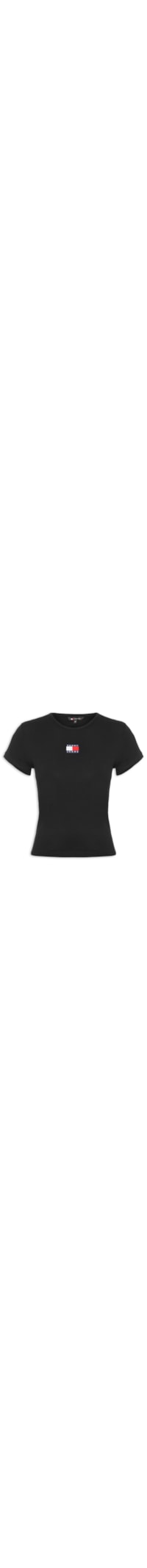 Camiseta Feminina Tjw Slim Badge Rib Tee - Preto