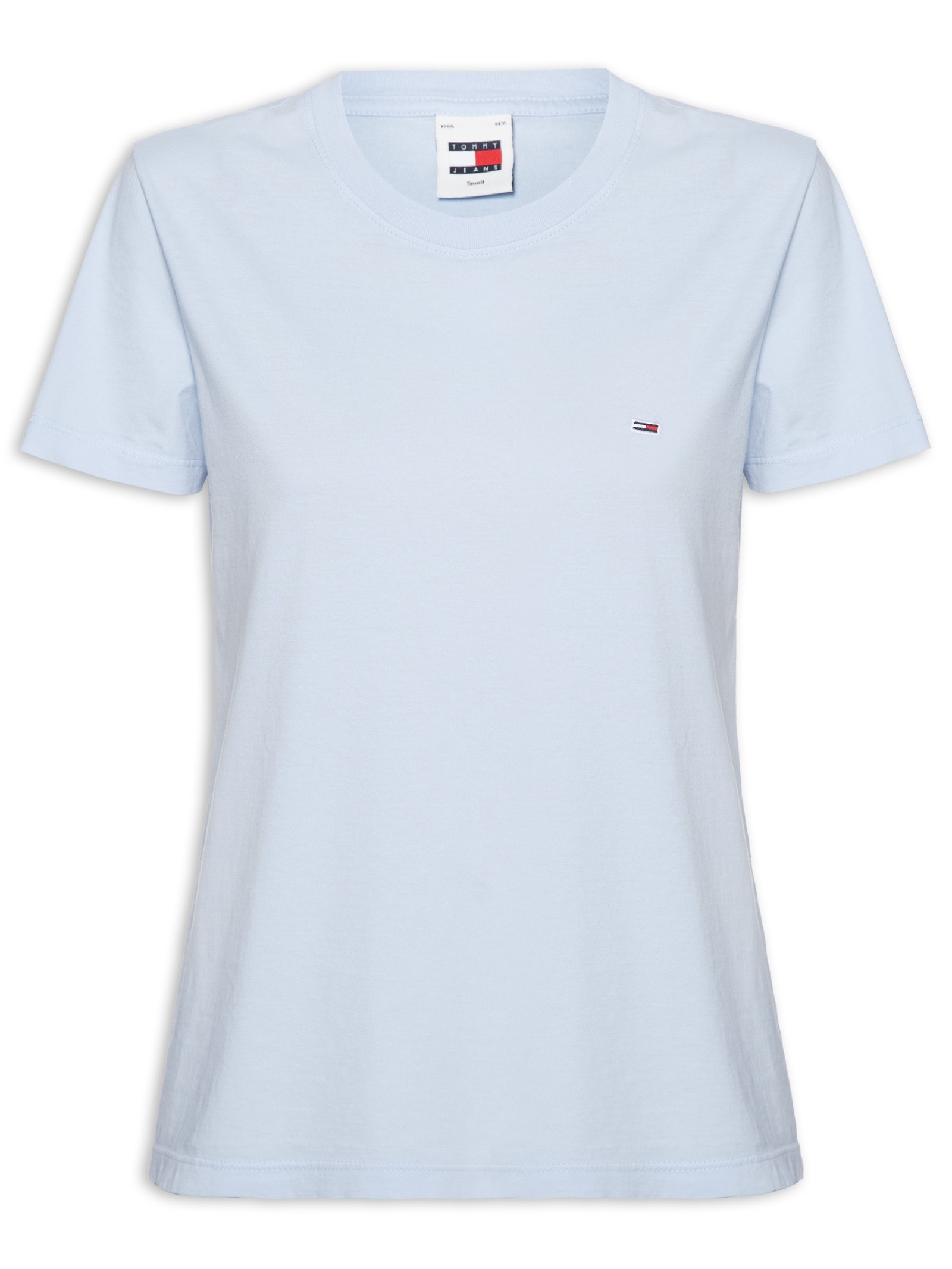 Camiseta Feminina Tjw Slim C Neck Tee Azul Tommy Jeans