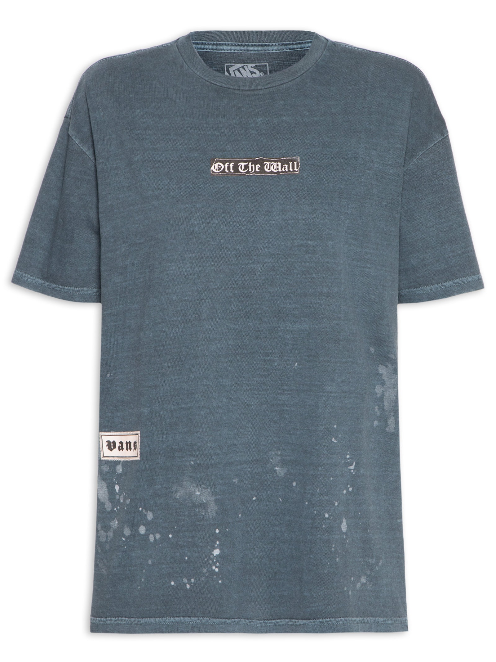 Camiseta Feminina Unpatched Cinza Vans