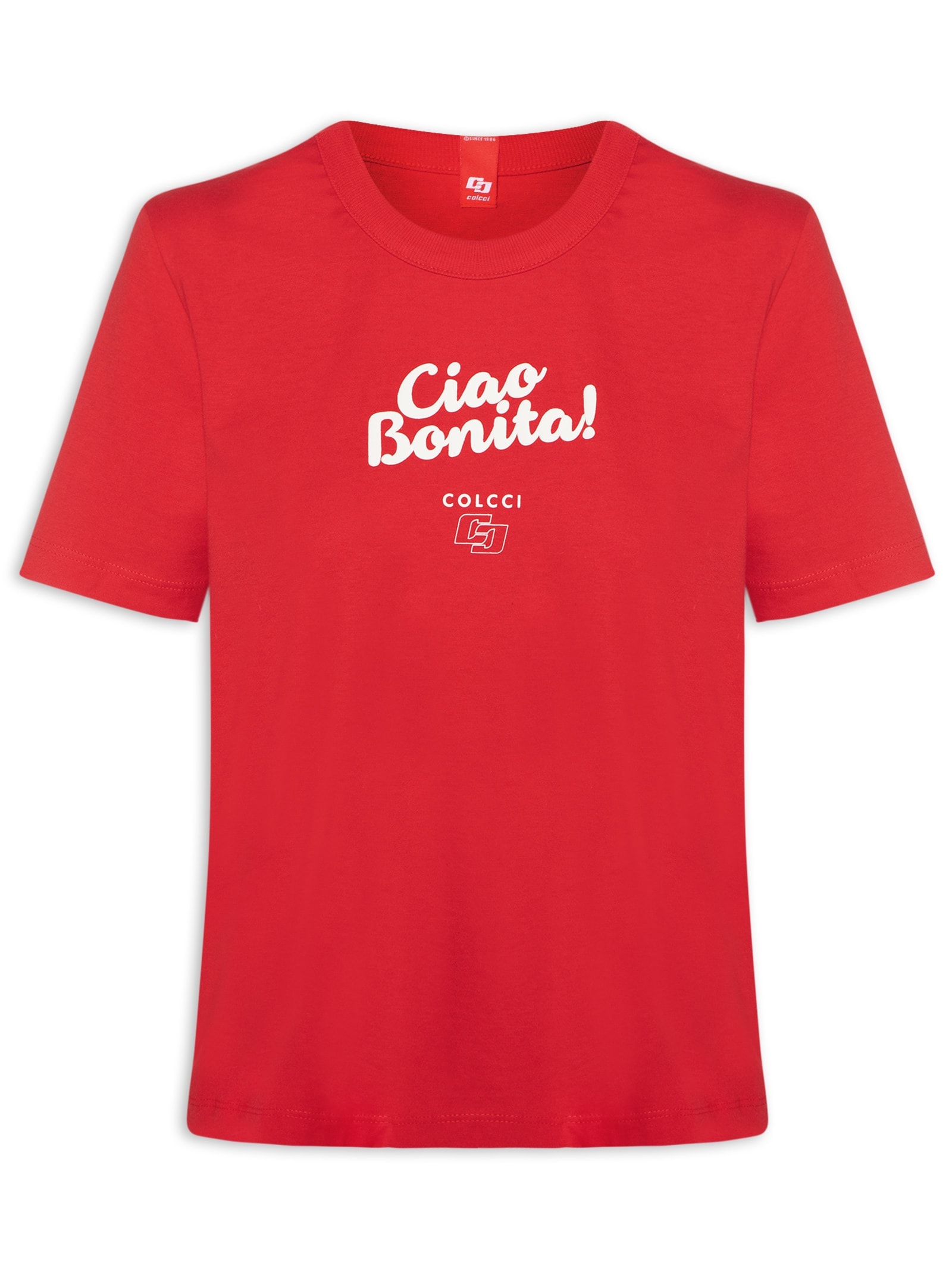 Camiseta Feminina Vermelho Colcci