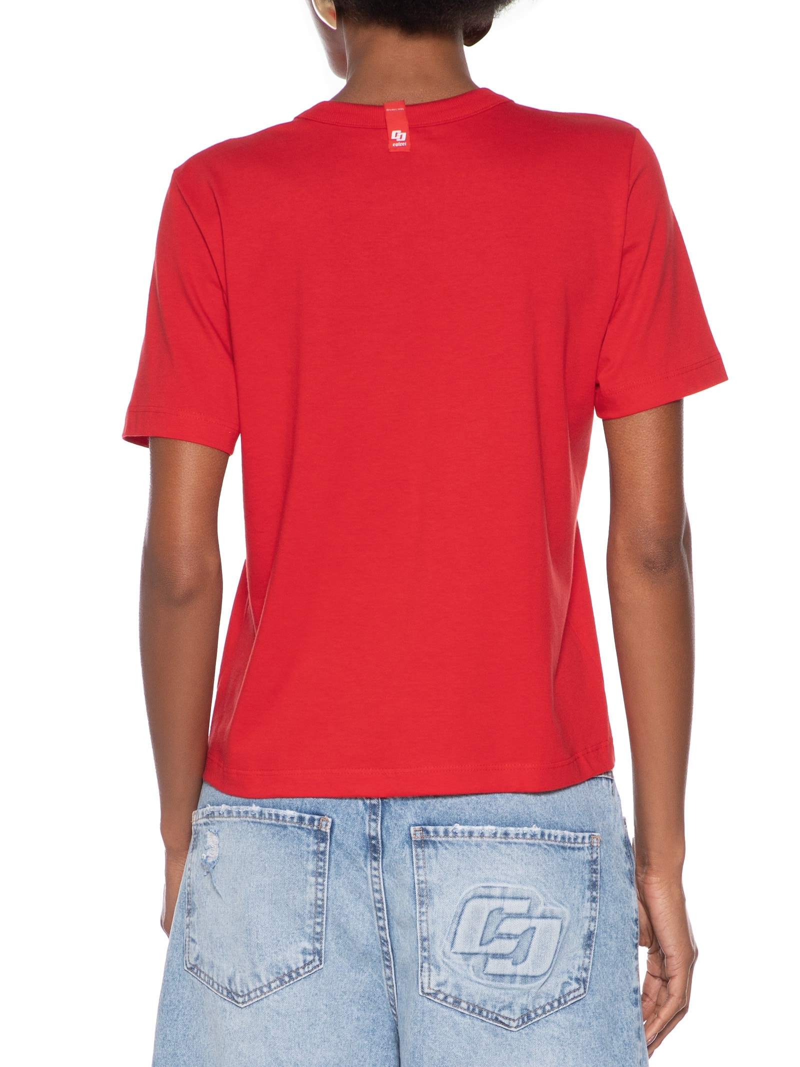 Camiseta Feminina Vermelho Colcci