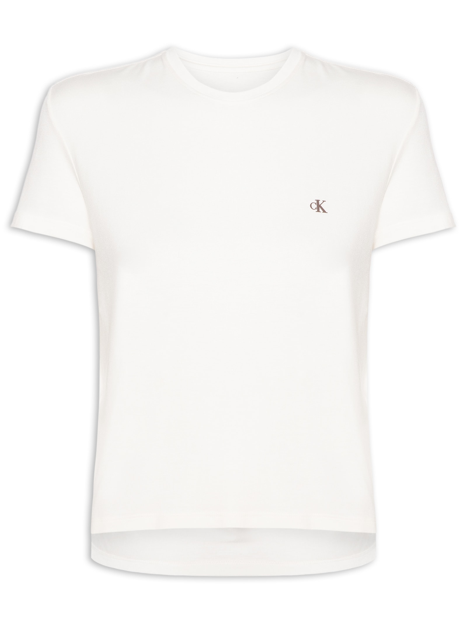 Camiseta Feminina Viscolycra Branco Calvin Klein Jeans