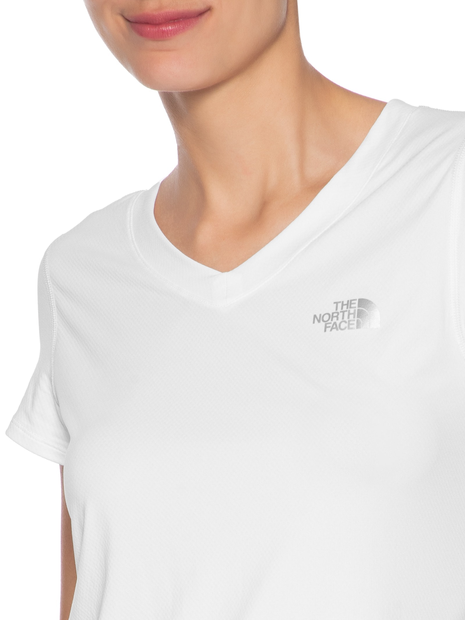 Camiseta Feminina W Hyper Tee S/S Neck Branco The North Face