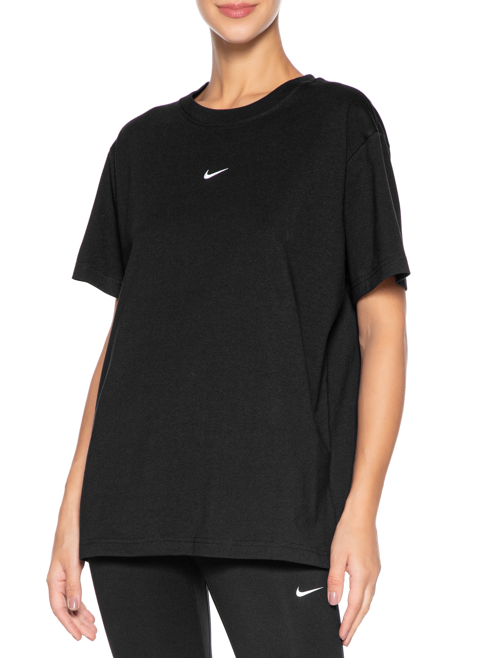 Camiseta Feminina W NSW Classic SS Tee Preto Nike