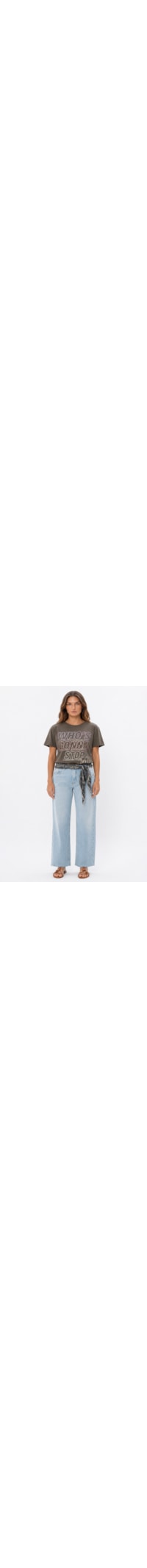 Camiseta Feminina Who S Gonna Stop Me - Marrom
