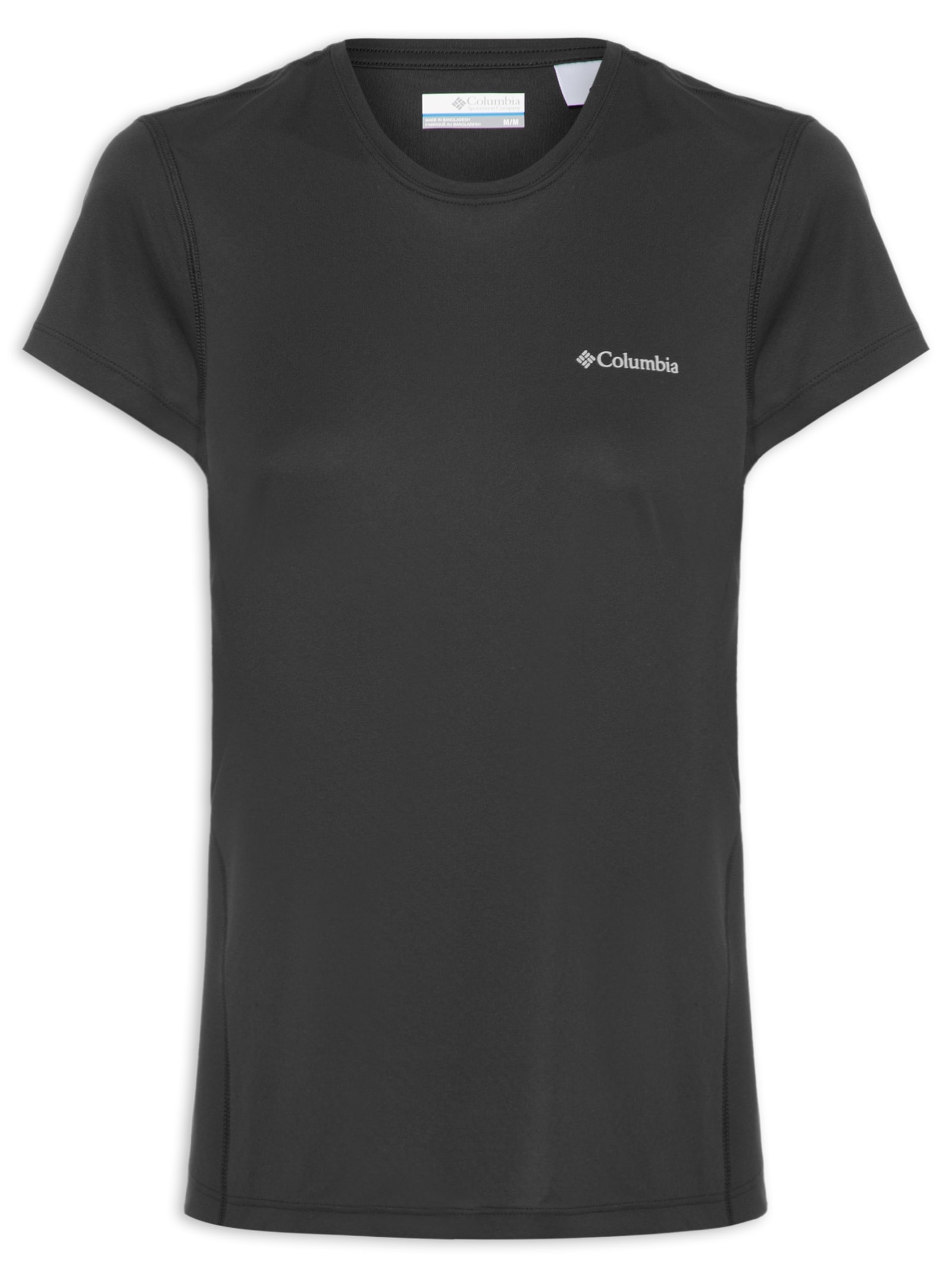 Camiseta Feminina Zero Rules ™ Light SS Crew Preto Columbia