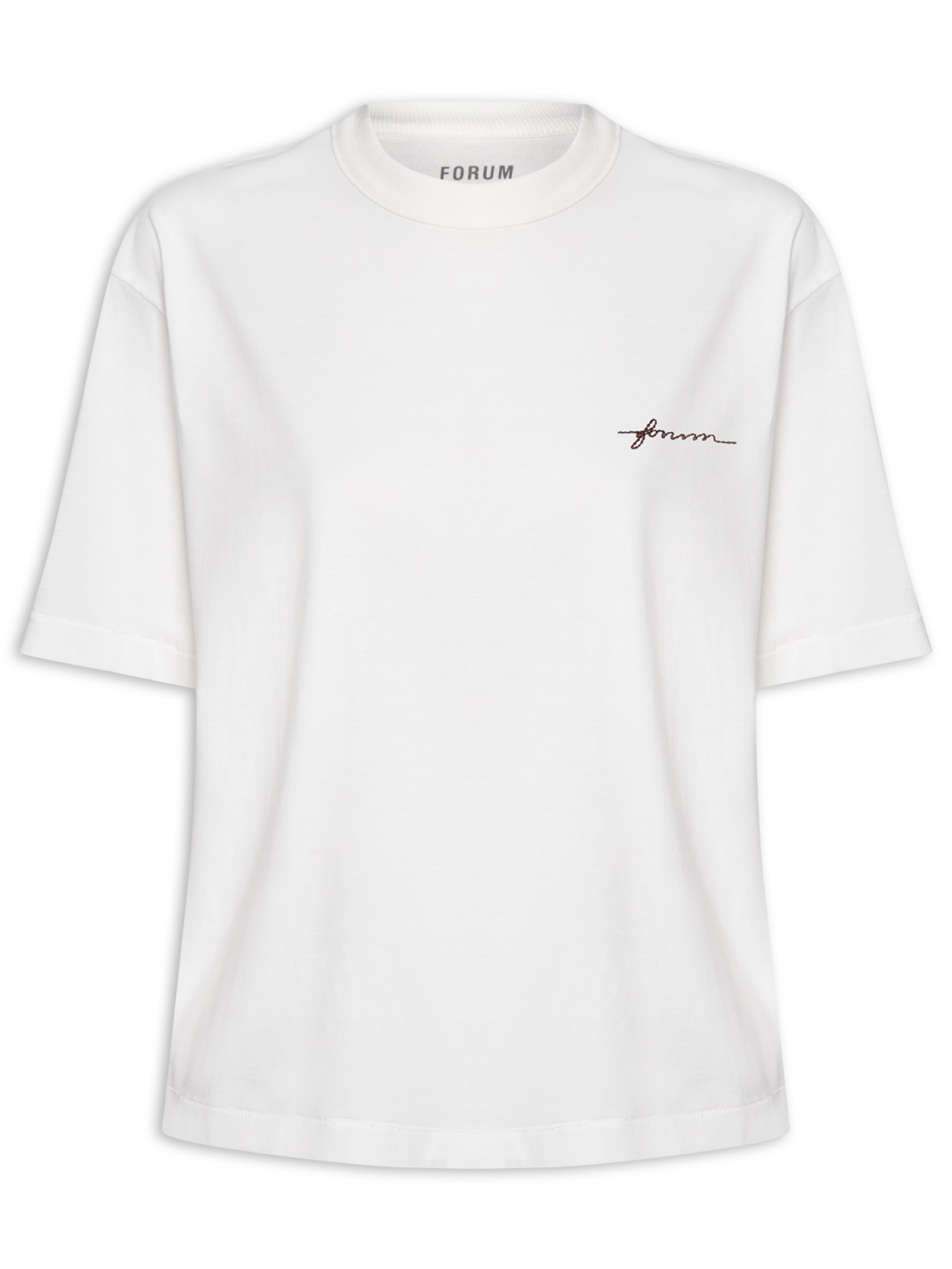 Camiseta Feminina – Branco Forum