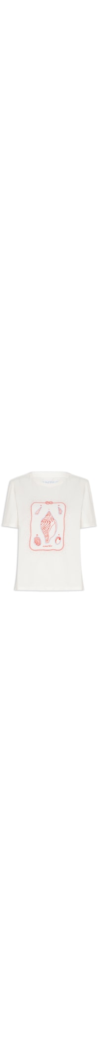 Camiseta Feminino Classic Conchas – Branco