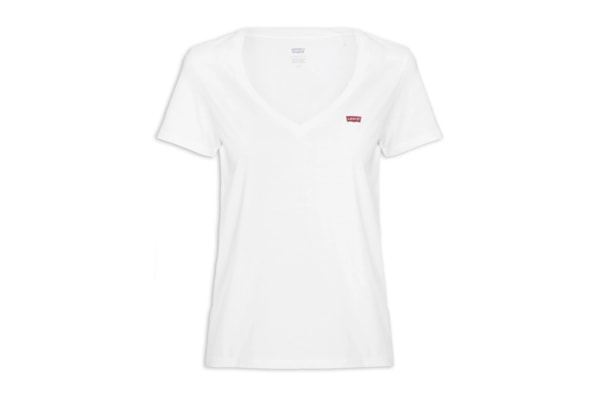 Camiseta Feminino Perfect V Neck Tee - Branco 