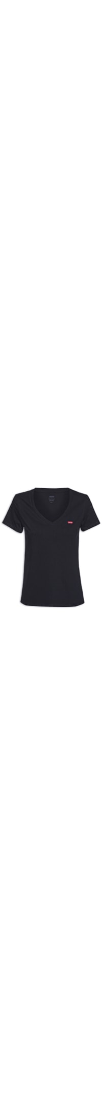 Camiseta Feminino Perfect V Neck Tee - Preto