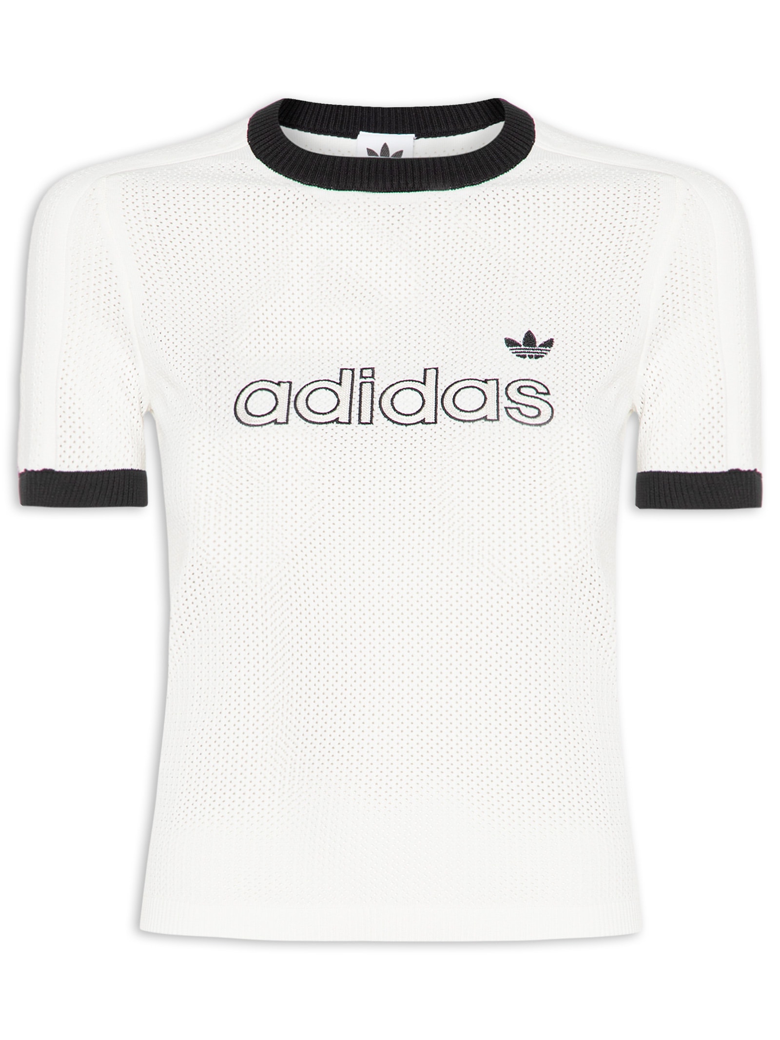 Camiseta Feminino Premium Originals Branco Adidas Originals
