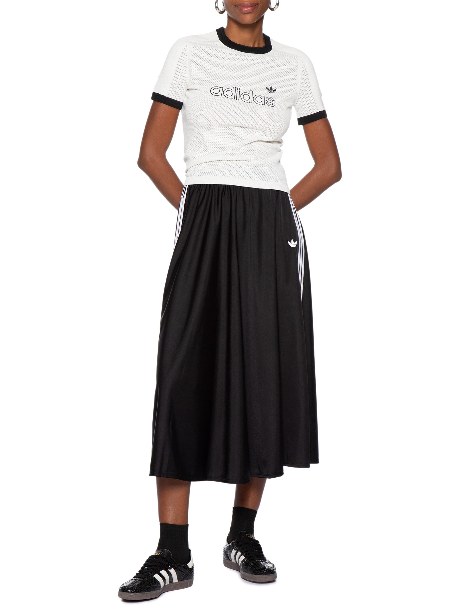 Camiseta Feminino Premium Originals Branco Adidas Originals