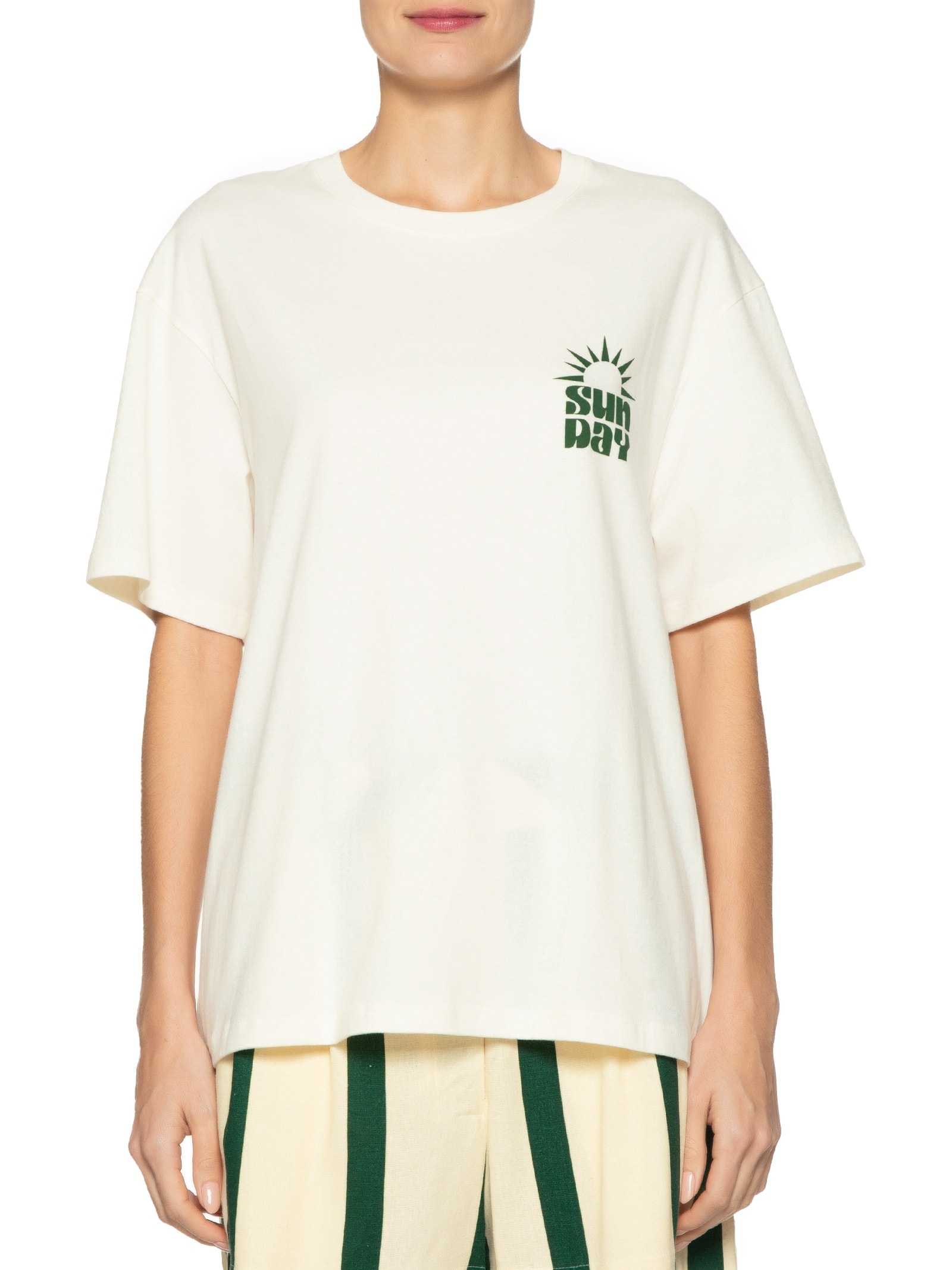 Camiseta Feminino Silk Sun Day Branco  Dress To