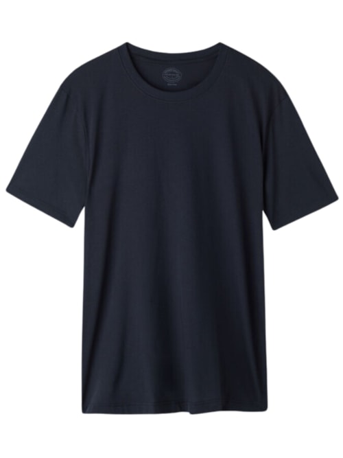 Camiseta Fit Em Algodão Supima Extrafino - Azul