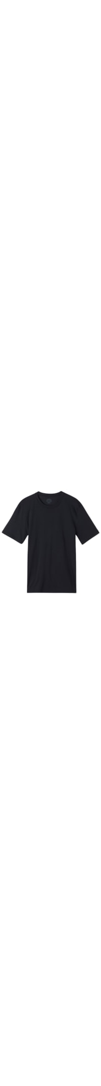 Camiseta Fit Em Algodão Supima Extrafino - Preto