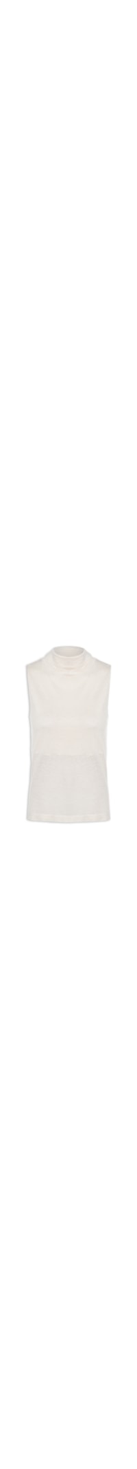 Camiseta Gola Alta Degagê - Off White