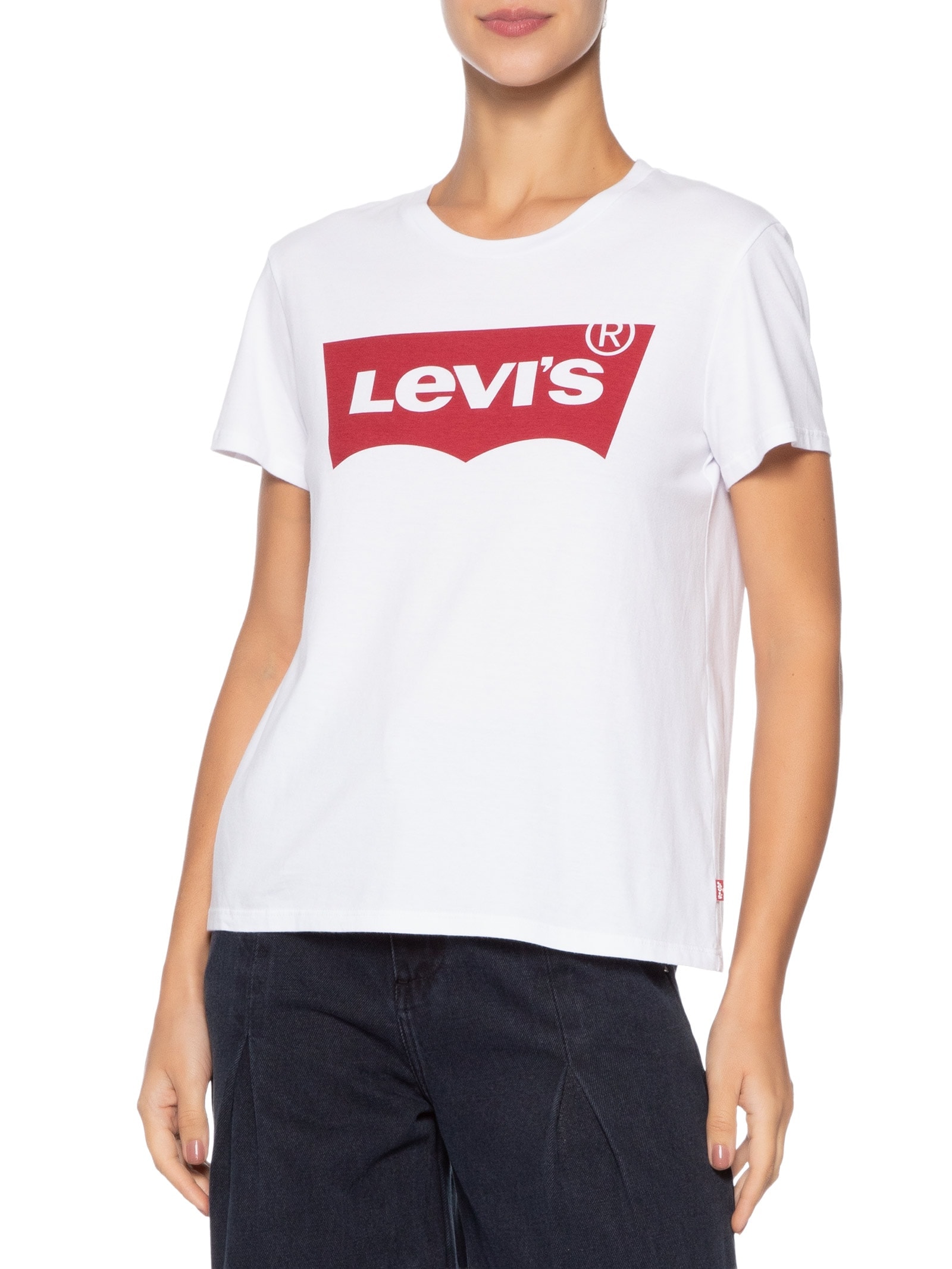 Camiseta Logo Batwing Classic Branco Levi's