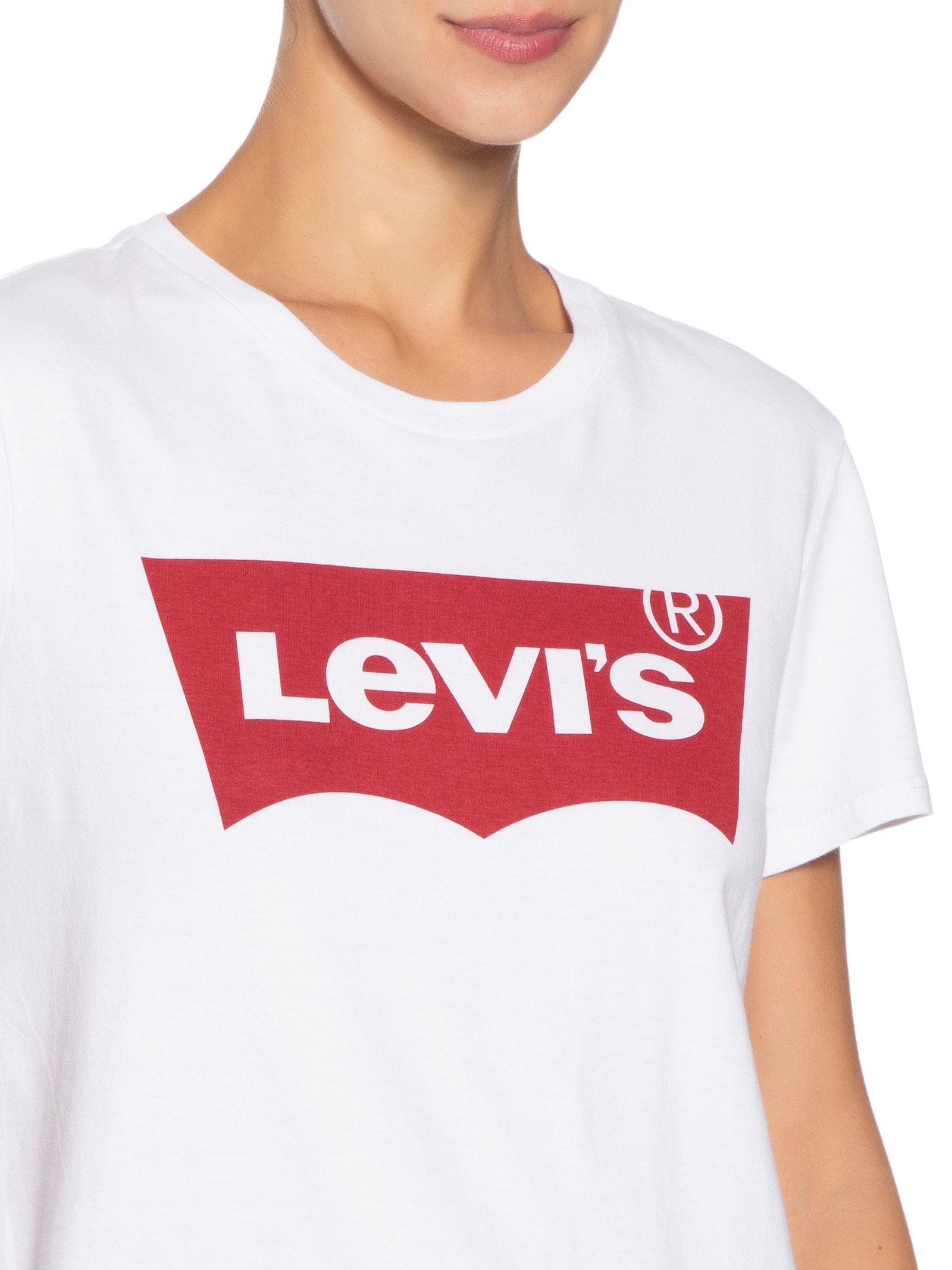 Camiseta Logo Batwing Classic Branco Levi's