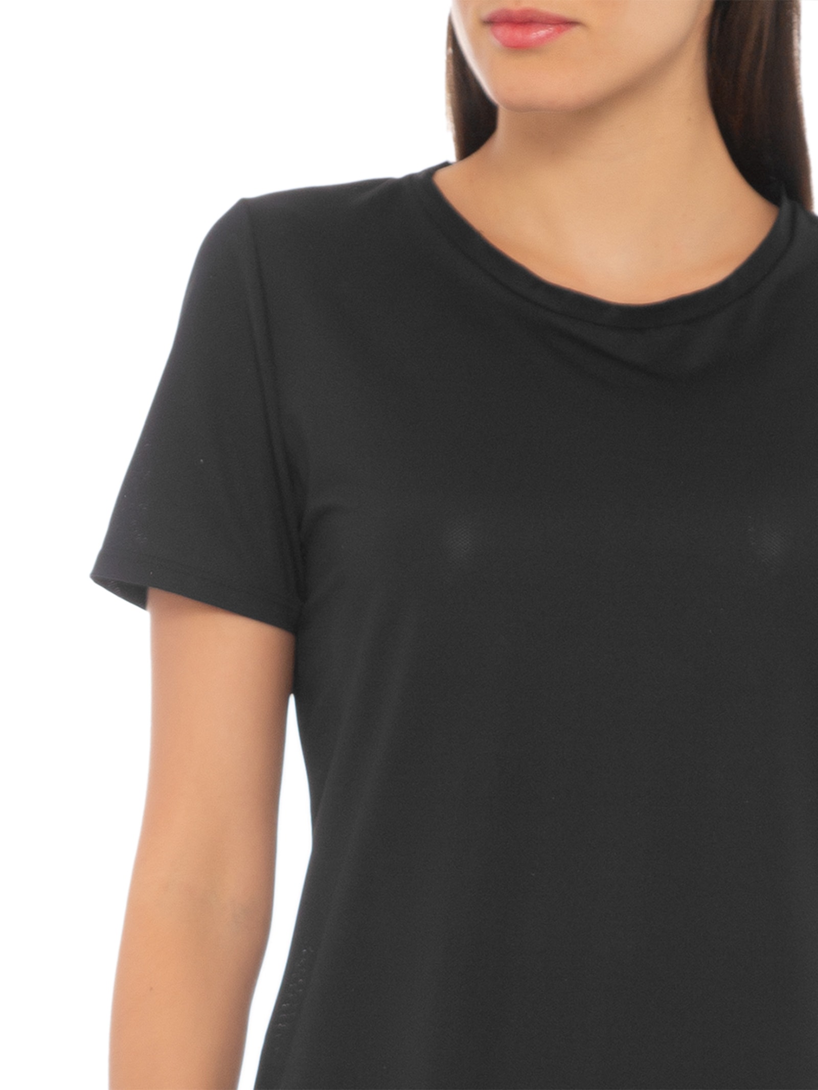 Camiseta Manga Curta Lisa Preto  Body For Sure