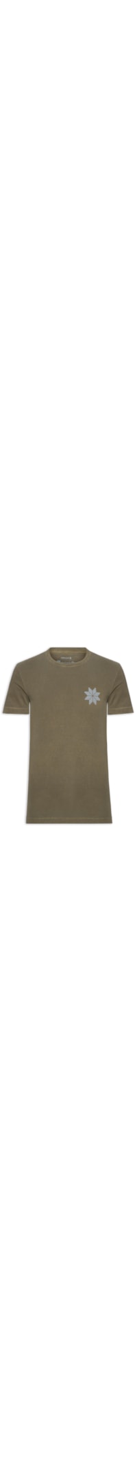 Camiseta Manga Curta Masculina Stone Snow Tricot - Verde