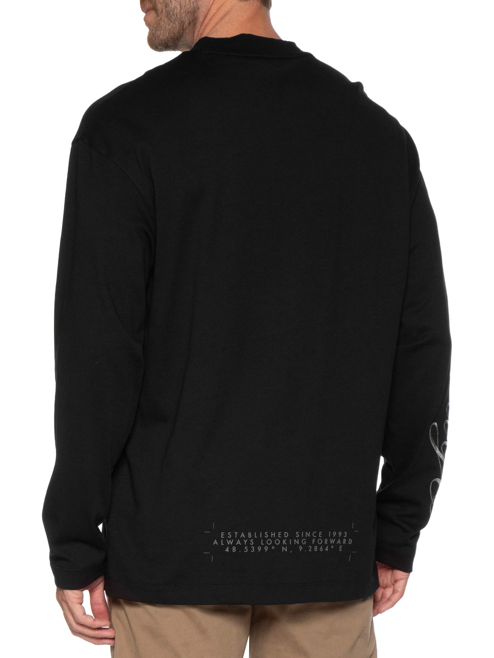 Camiseta Manga Longa Deaside Preto Hugo