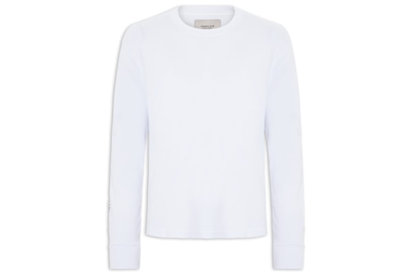Camiseta Manga Longa Masculina Osk Snowb - Branco
