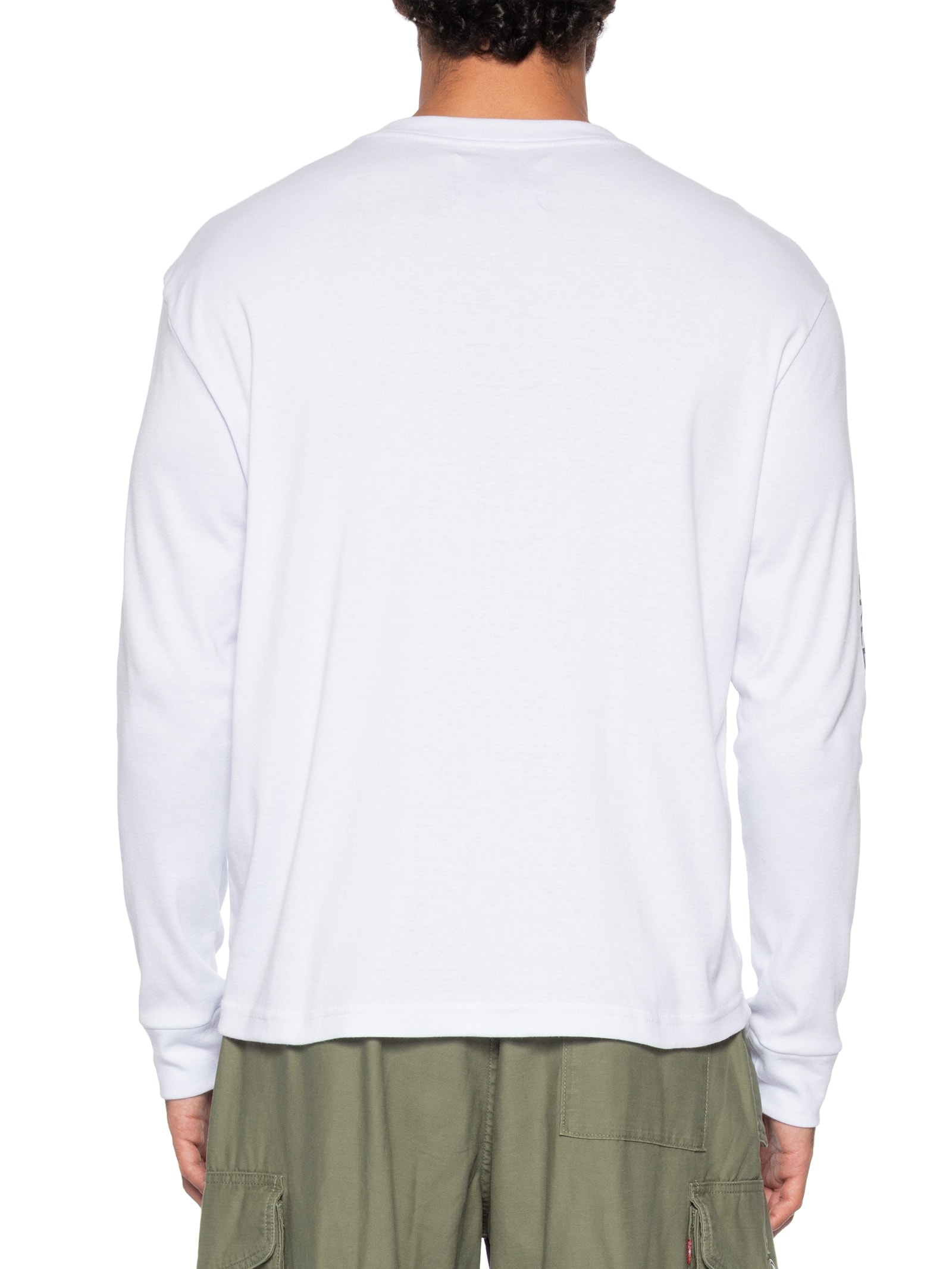 Camiseta Manga Longa Masculina Osk Snowb Branco Osklen