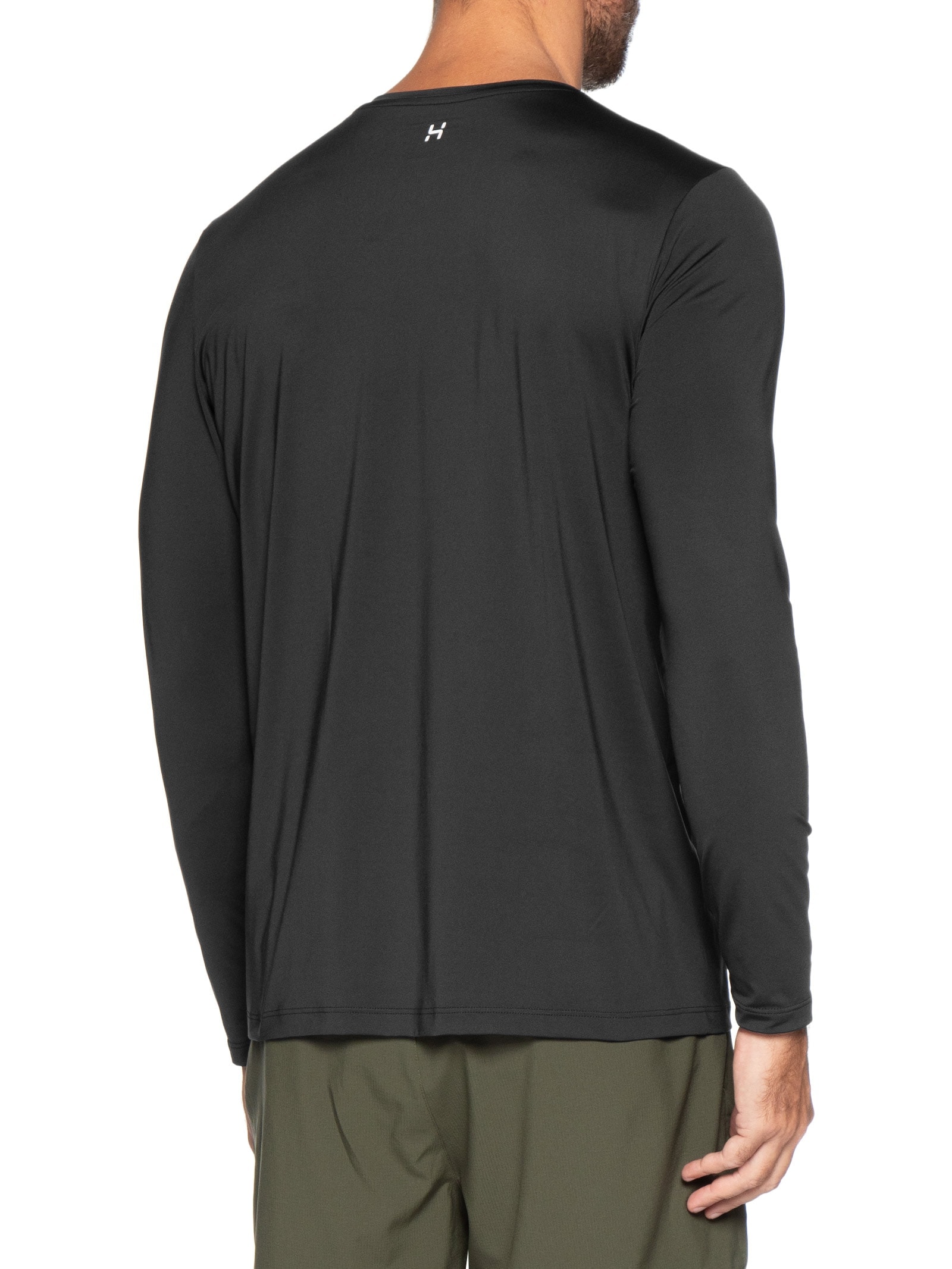 Camiseta Manga Longa UV Masculina Preto Hering Sports