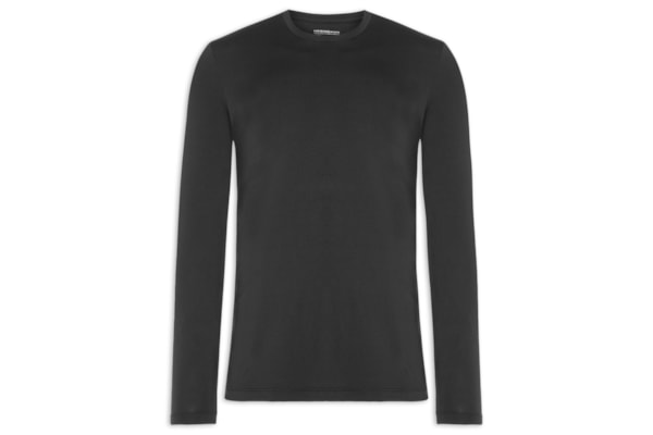 Camiseta Manga Longa UV Masculina – Preto