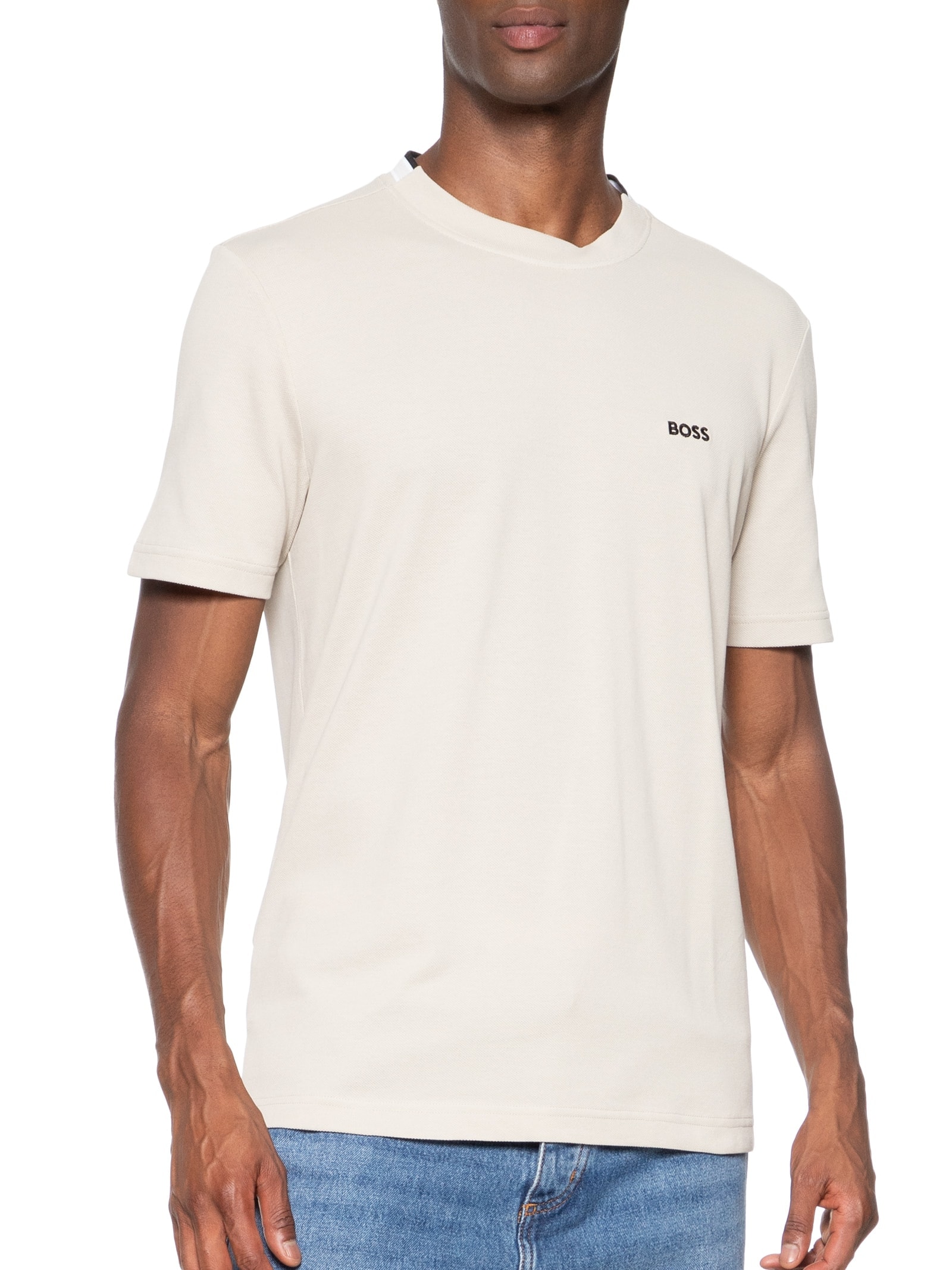 Camiseta Mascuilina Taddy Bege Boss