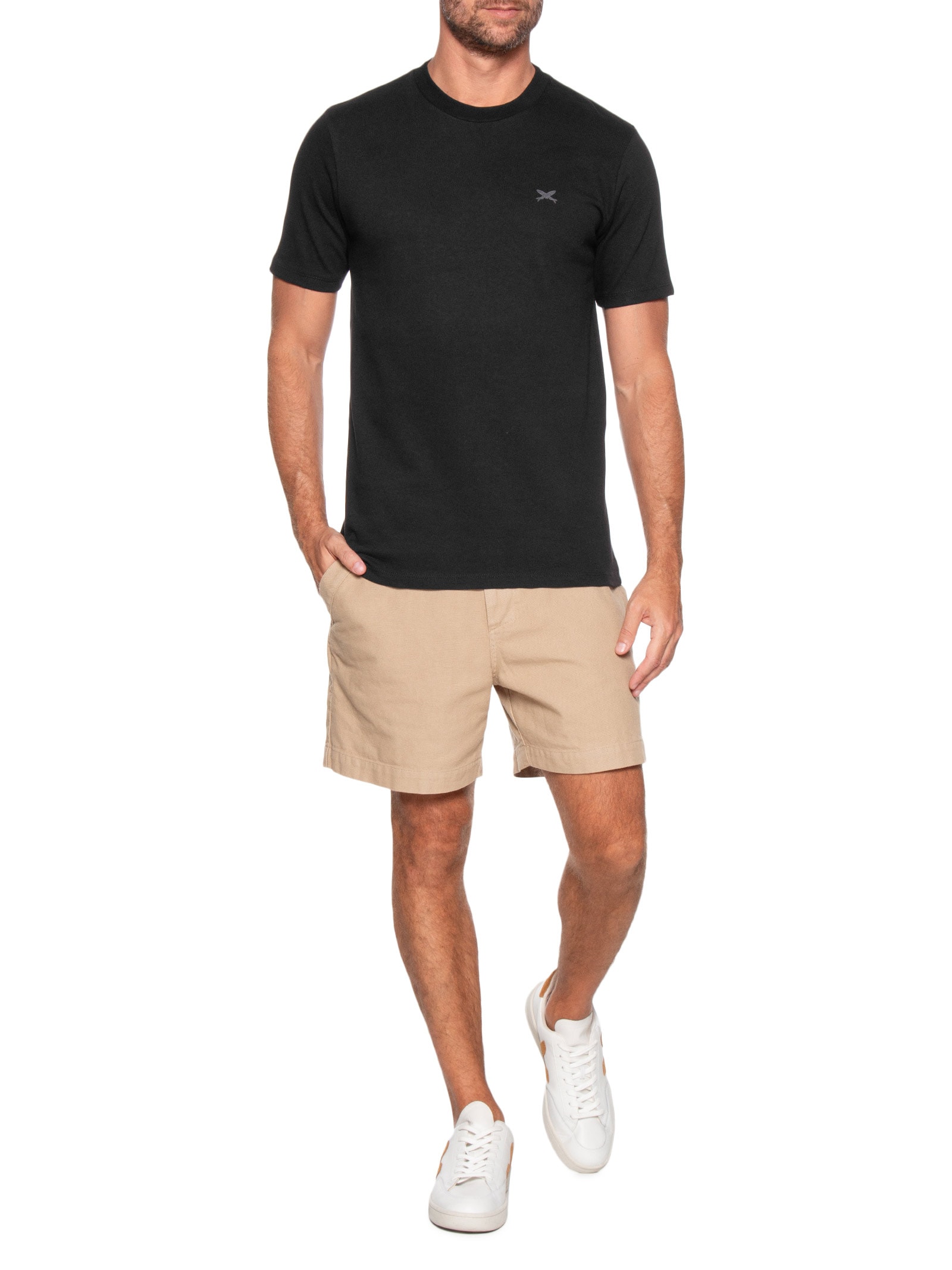 Camiseta Masculina 2154 Preto Hering