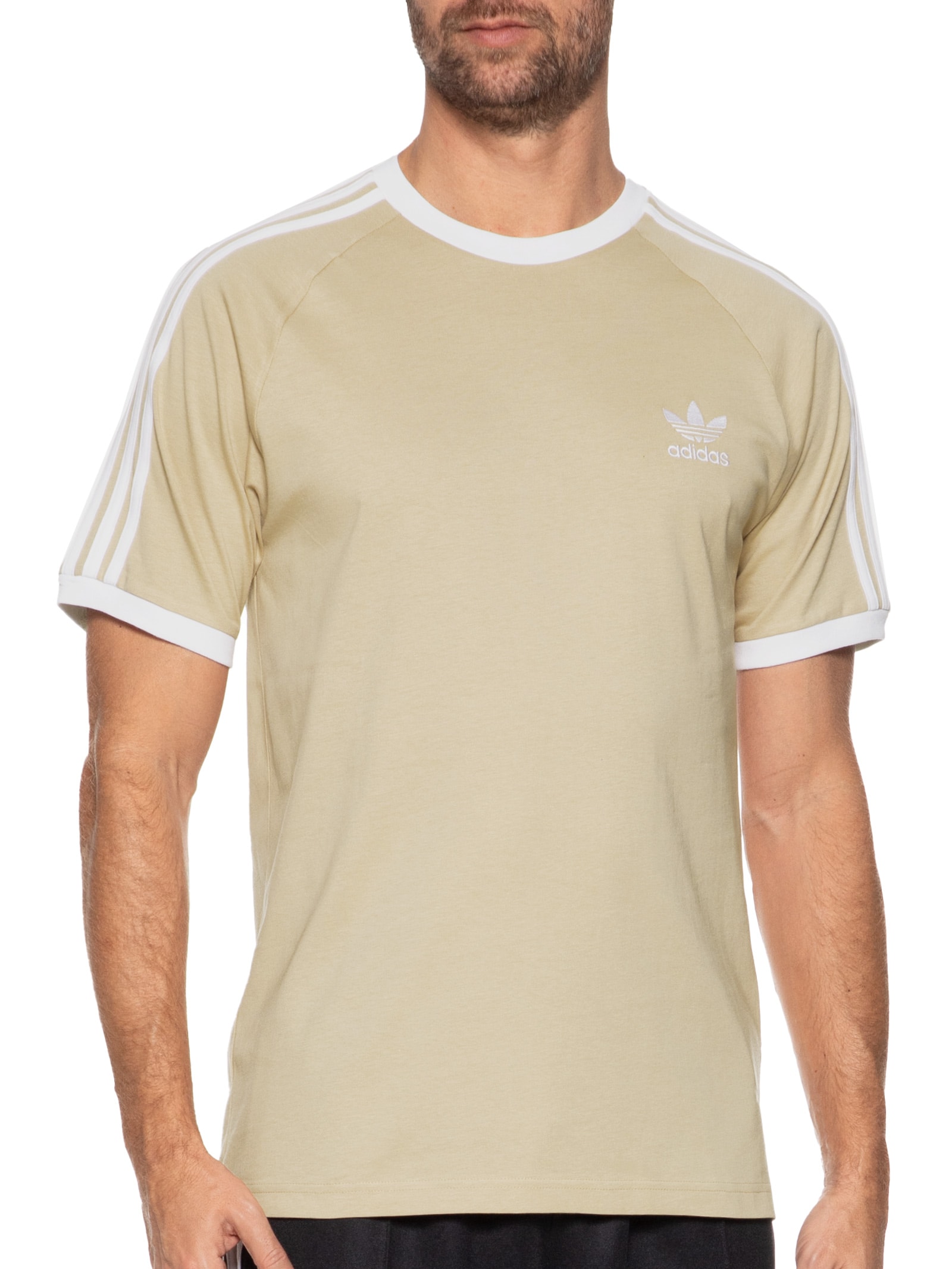 Stripes Camisa Basica Adidas Camiseta Essentials Single Jersey