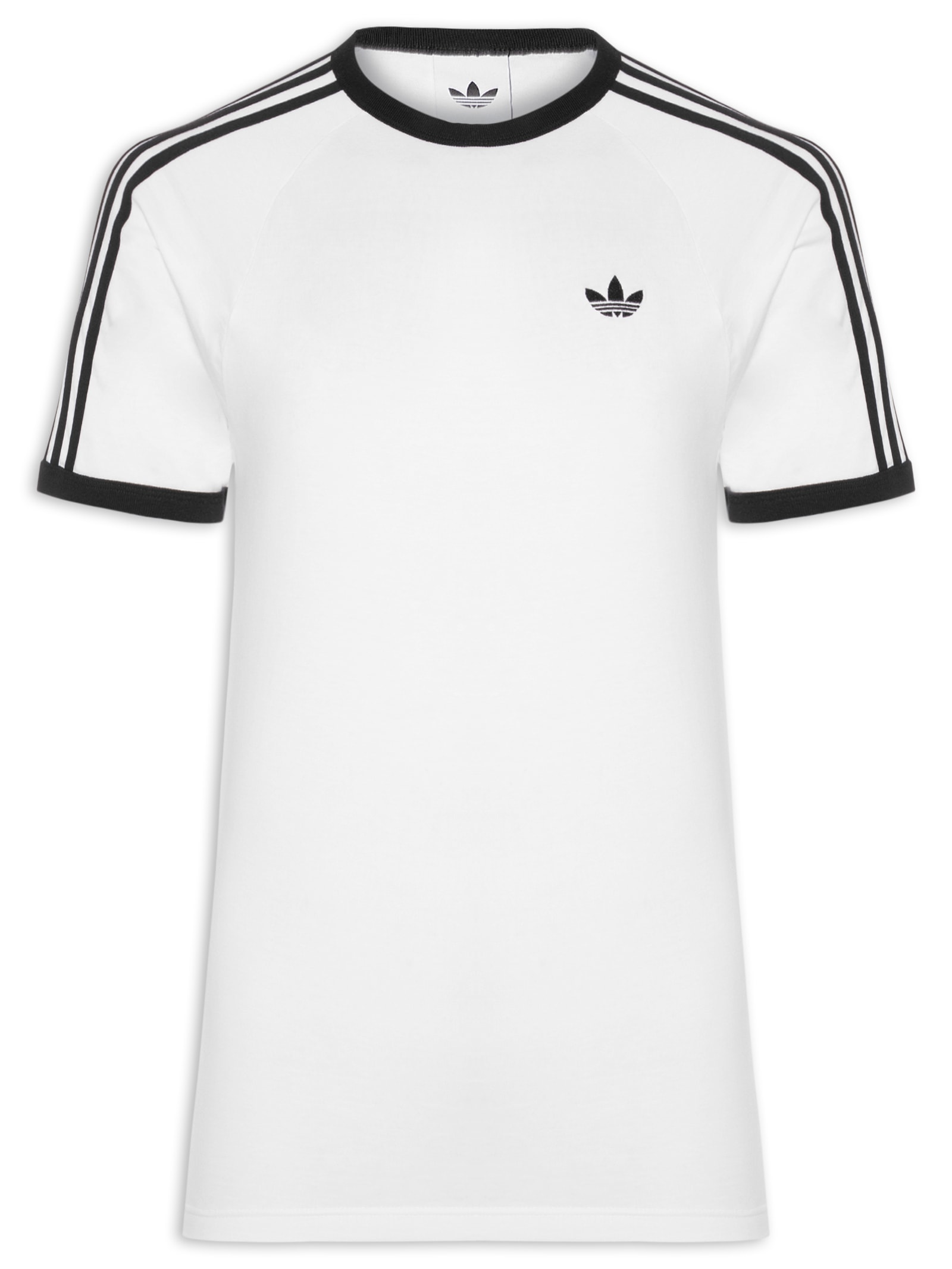 Camiseta Masculina 3 Stripes Branco Adidas Originals