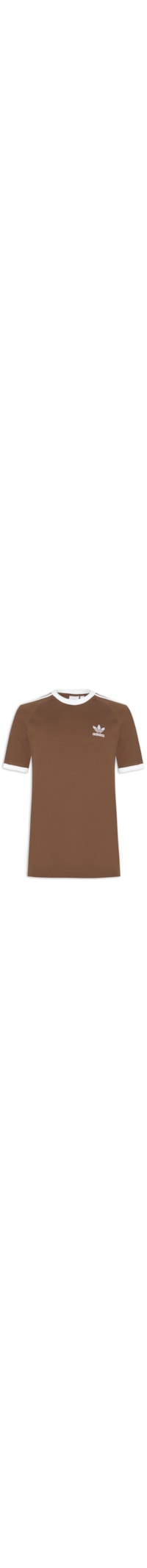Camiseta Masculina 3 Stripes - Marrom