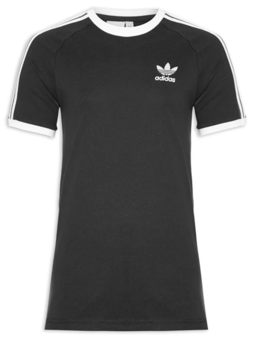 Camiseta Masculina 3 Stripes – Preto
