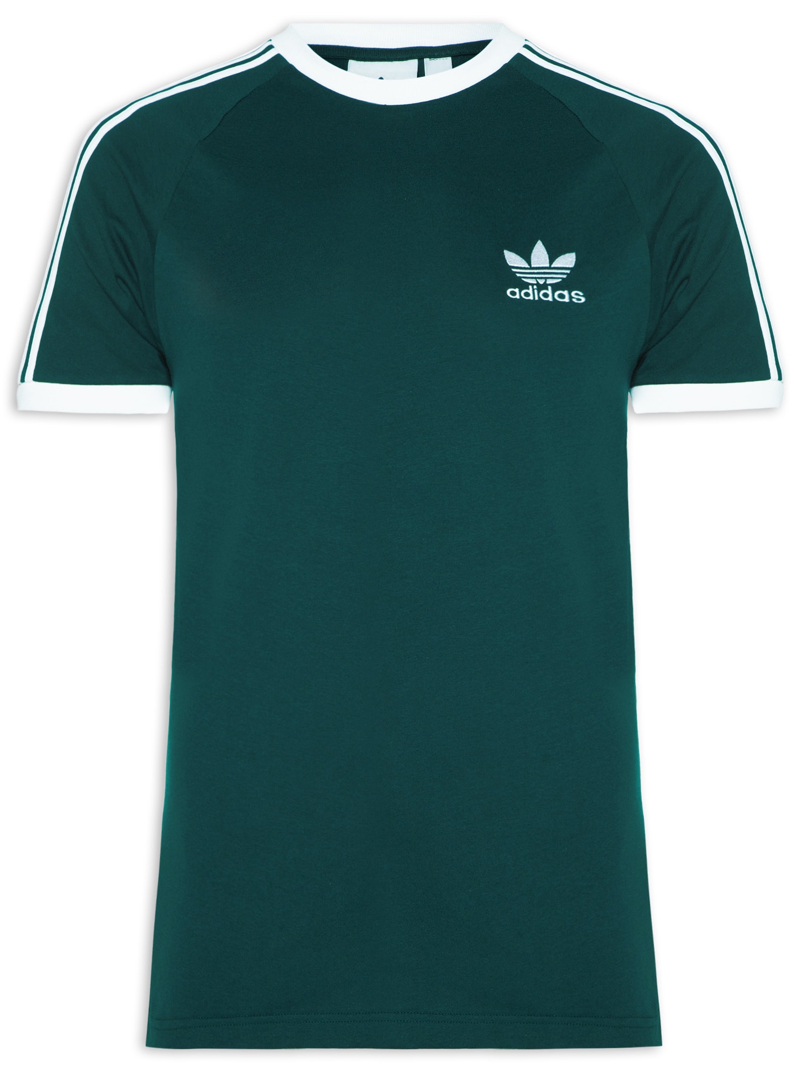 Camiseta Masculina 3-Stripes Verde Adidas Originals