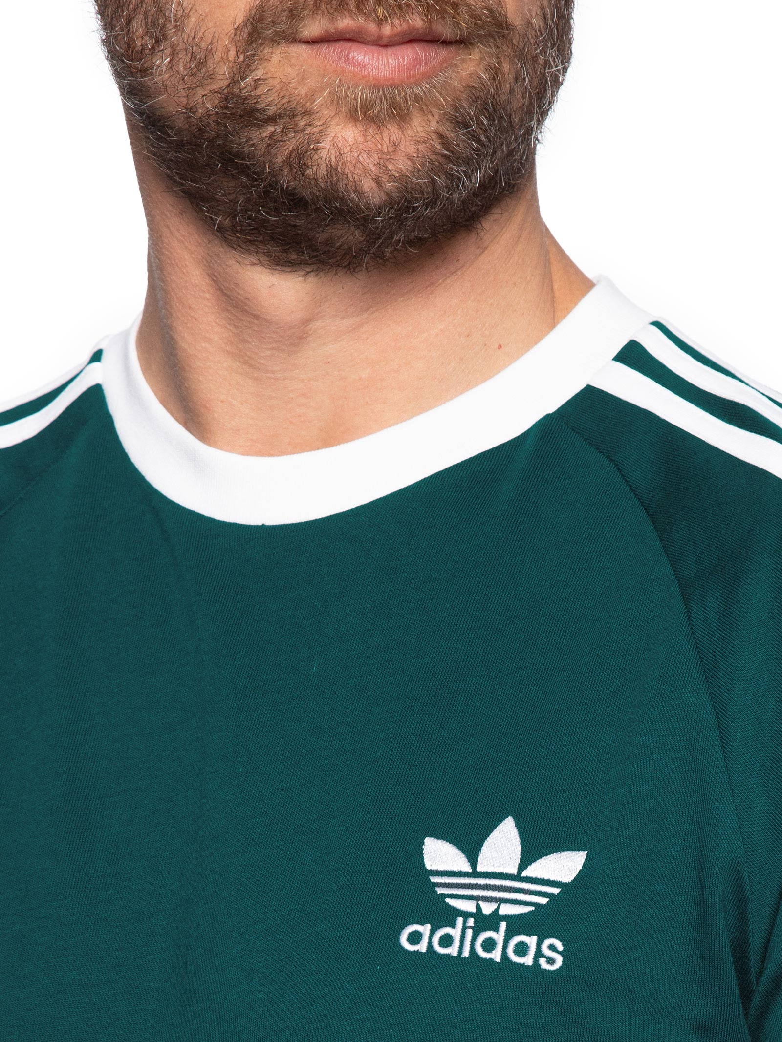 Camiseta Masculina 3-Stripes Verde Adidas Originals