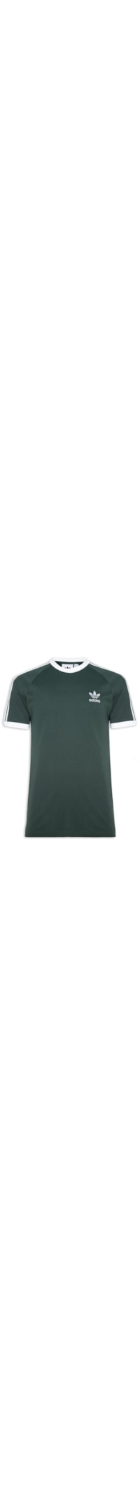 Camiseta Masculina 3 Stripes - Verde Escuro