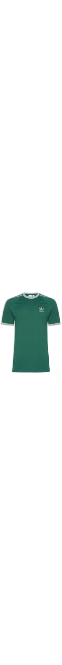 Camiseta Masculina 3 Stripes - Verde Escuro
