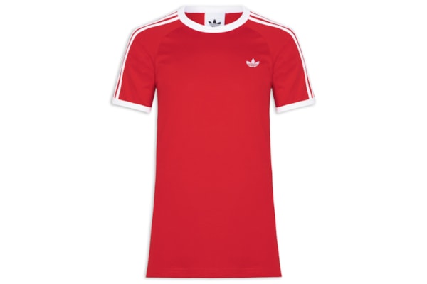 Camiseta Masculina 3 Stripes - Vermelho