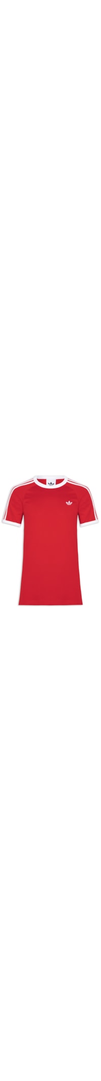 Camiseta Masculina 3 Stripes - Vermelho